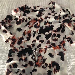 Animal print blouse